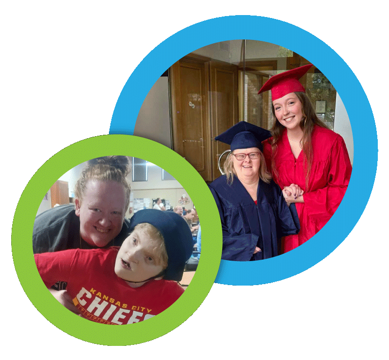 Images of DSP with clients.