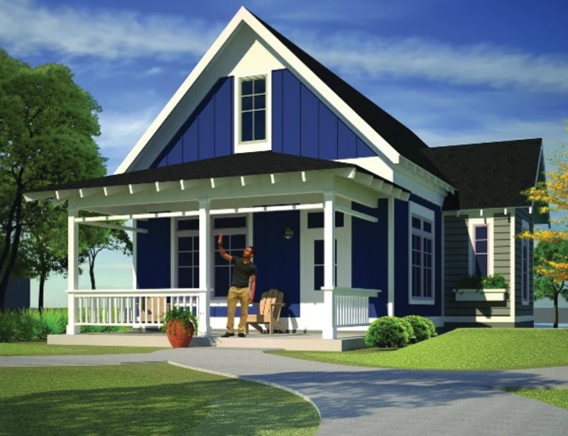 Rendering of The Trails Housing in Liberty MO.