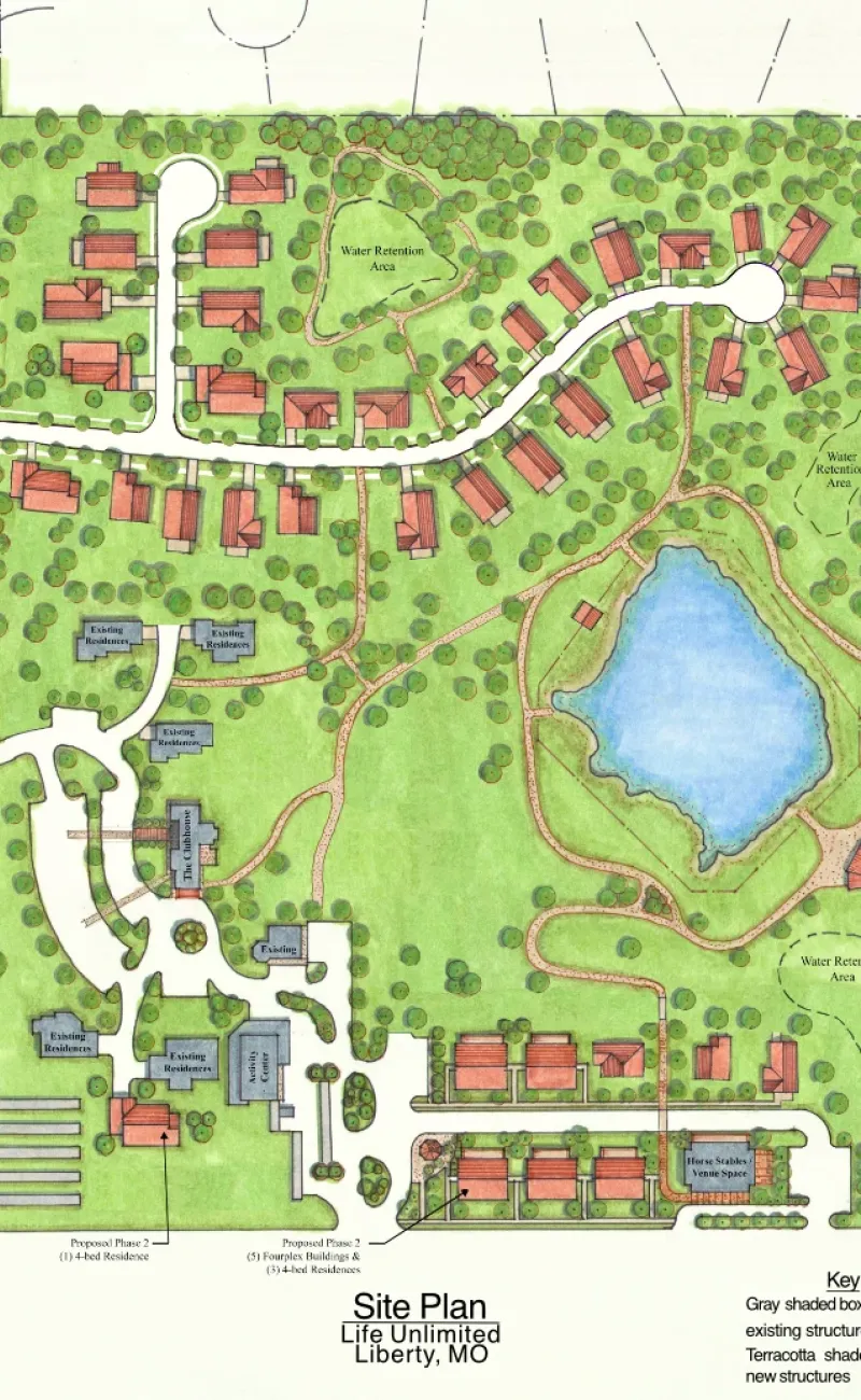 THe Trails Neighborhood Site Plan.